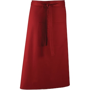 Premier Apron PR158 - burgundy