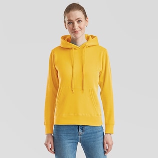 Fruit of the Loom Lady-Fit Classic Hooded Sweat - sunflower