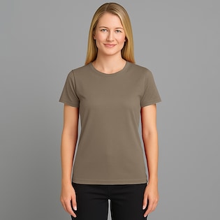 Tee Jays Ladies Interlock Tee - clay