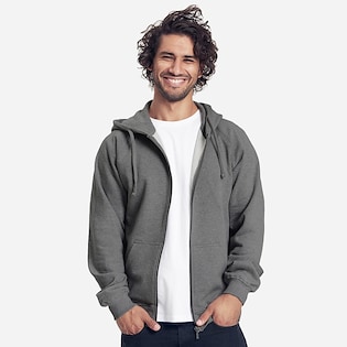 Neutral Mens Zip Hoodie - dark heather