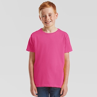 Fruit of the Loom Kids Iconic T - fuchsia