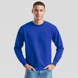 Fruit of the Loom Lightweight Set-in Sweat - royal blue