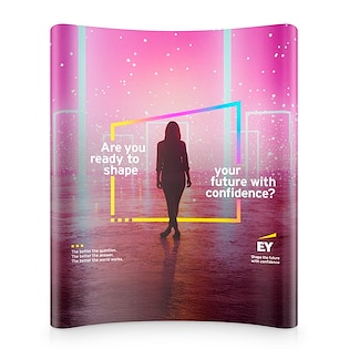 Messuseinä Pop Up Small, 200 cm