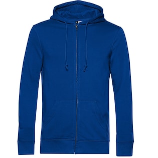 B&C Organic Zipped Hood - royal