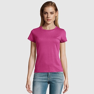 SOL´s Imperial Women T-shirt - fuchsia