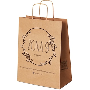 Paperikassi Tango Brown 33 x 25 x 13 cm