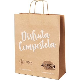 Paperikassi Tango Brown 40 x 32 x 12 cm