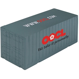 Stressipallo Container - harmaa