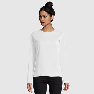 SOL´s Imperial Women´s Long Sleeve T-shirt - white