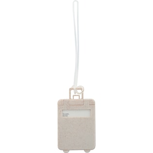 Matkalaukun nimikyltti Tallin