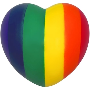 Stressipallo Rainbow heart