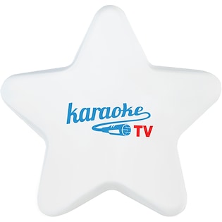 Stressipallo Star - white