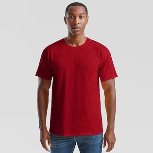 Fruit of the Loom Valueweight T - brick red
